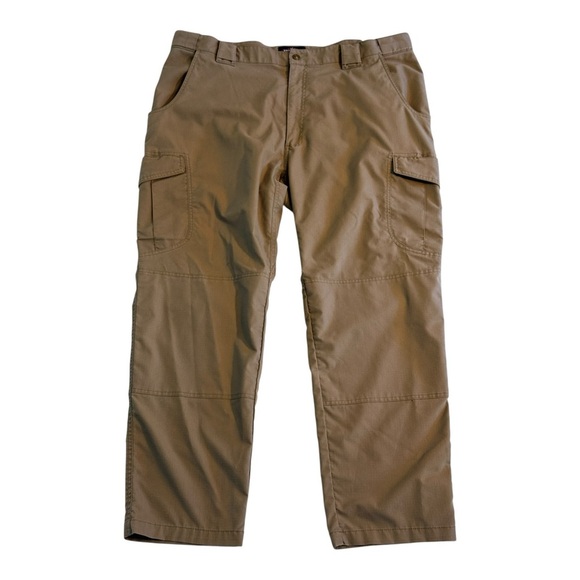 Tru Spec Other - Tru-Spec Mens Tactical Cargo Pants 44x32 Beige Khaki Military Rip-Stop Pockets